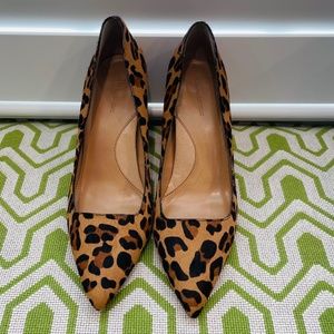 Banana Republic calf hair heels - size 9.5